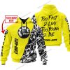 TOO FAST TO LIVE TOO YOUNG TO DIE - LIMITED EDITION - CUSTOM NAME - CAN AM - YELLOW