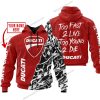 TOO FAST TO LIVE TOO YOUNG TO DIE - LIMITED EDITION - CUSTOM NAME - DUCATI - RED