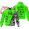 TOO FAST TO LIVE TOO YOUNG TO DIE - LIMITED EDITION - CUSTOM NAME - FOX RACING - GREEN