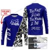TOO FAST TO LIVE TOO YOUNG TO DIE - LIMITED EDITION - CUSTOM NAME - FOX RACING - NAVY- JERSEY