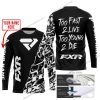 TOO FAST TO LIVE TOO YOUNG TO DIE - LIMITED EDITION - CUSTOM NAME - FXR - BLACK - JERSEY