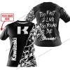 TOO FAST TO LIVE TOO YOUNG TO DIE - LIMITED EDITION - CUSTOM NAME - KAWASAKI - BLACK- T-SHIRT