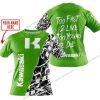 TOO FAST TO LIVE TOO YOUNG TO DIE - LIMITED EDITION - CUSTOM NAME - KAWASAKI - GREEN - T-SHIRT