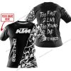 TOO FAST TO LIVE TOO YOUNG TO DIE - LIMITED EDITION - CUSTOM NAME - KTM - BLACK - T-SHIRT
