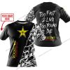 TOO FAST TO LIVE TOO YOUNG TO DIE - LIMITED EDITION - CUSTOM NAME - ROCKSTAR - BLACK - T-SHIRT