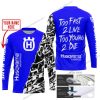TOO FAST TO LIVE TOO YOUNG TO DIE - LIMITED EDITION - CUSTOM NAME - HUSQVARNA - BLUE - JERSEY