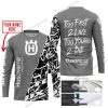 TOO FAST TO LIVE TOO YOUNG TO DIE - LIMITED EDITION - CUSTOM NAME - HUSQVARNA - GREY - JERSEY
