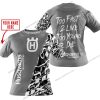 TOO FAST TO LIVE TOO YOUNG TO DIE - LIMITED EDITION - CUSTOM NAME - HUSQVARNA - GREY - T-SHIRT