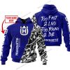 TOO FAST TO LIVE TOO YOUNG TO DIE - LIMITED EDITION - CUSTOM NAME - HUSQVARNA - NAVY