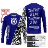TOO FAST TO LIVE TOO YOUNG TO DIE - LIMITED EDITION - CUSTOM NAME - HUSQVARNA - NAVY - JERSEY
