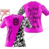 TOO FAST TO LIVE TOO YOUNG TO DIE - LIMITED EDITION - CUSTOM NAME - HUSQVARNA - PINK - T-SHIRT