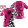 TOO FAST TO LIVE TOO YOUNG TO DIE - LIMITED EDITION - CUSTOM NAME - HUSQVARNA - PINK 1 - T-SHIRT
