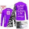 TOO FAST TO LIVE TOO YOUNG TO DIE - LIMITED EDITION - CUSTOM NAME - HUSQVARNA - PURPLE - JERSEY