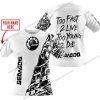 TOO FAST TO LIVE TOO YOUNG TO DIE - LIMITED EDITION - CUSTOM NAME - SEA DOO - WHITE - T-SHIRT