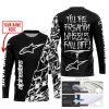TILL THE FUCKIN FREAKIN TRAINING WHEEL FALL OFF - LIMITED EDITION - CUSTOM NAME - ALPINESTARS - BLACK - JERSEY