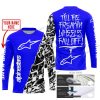 TILL THE FUCKIN FREAKIN TRAINING WHEEL FALL OFF - LIMITED EDITION - CUSTOM NAME - ALPINESTARS - BLUE - JERSEY
