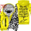 TILL THE FUCKIN FREAKIN TRAINING WHEEL FALL OFF - LIMITED EDITION - CUSTOM NAME - ALPINESTARS - YELLOW - FLEECE ZIP HOOODIE