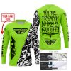 TILL THE FUCKIN FREAKIN TRAINING WHEEL FALL OFF - LIMITED EDITION - CUSTOM NAME - FLY RACING - GREEN 1 - JERSEY