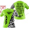 TILL THE FUCKIN FREAKIN TRAINING WHEEL FALL OFF - LIMITED EDITION - CUSTOM NAME - FLY RACING - GREEN 1 - T-SHIRT