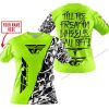 TILL THE FUCKIN FREAKIN TRAINING WHEEL FALL OFF - LIMITED EDITION - CUSTOM NAME - FLY RACING - NEON - T-SHIRT
