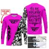 TILL THE FUCKIN FREAKIN TRAINING WHEEL FALL OFF - LIMITED EDITION - CUSTOM NAME - FLY RACING - PINK - JERSEY