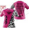 TILL THE FUCKIN FREAKIN TRAINING WHEEL FALL OFF - LIMITED EDITION - CUSTOM NAME - FLY RACING - PINK 1 - T-SHIRT