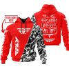 TILL THE FUCKIN FREAKIN TRAINING WHEEL FALL OFF - LIMITED EDITION - CUSTOM NAME - FLY RACING - RED