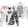 TILL THE FUCKIN FREAKIN TRAINING WHEEL FALL OFF - LIMITED EDITION - CUSTOM NAME - FLY RACING - WHITE