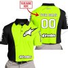 PREMIUM MX - CUSTOM NAME - ALPINESTARS - NEON - POLO