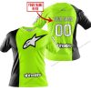 PREMIUM MX - CUSTOM NAME - ALPINESTARS - NEON - T-SHIRT