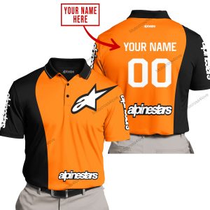 PREMIUM MX - CUSTOM NAME - ALPINESTARS - ORANGE - POLO