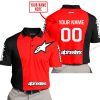 PREMIUM MX - CUSTOM NAME - ALPINESTARS - RED - POLO