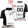 PREMIUM MX - CUSTOM NAME - ALPINESTARS - WHITE - POLO