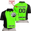 PREMIUM MX - CUSTOM NAME - CAN AM - GREEN - POLO