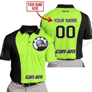 PREMIUM MX - CUSTOM NAME - CAN AM - GREEN 1 - POLO