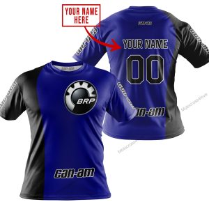 PREMIUM MX - CUSTOM NAME - CAN AM - NAVY - T-SHIRT