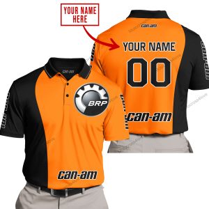PREMIUM MX - CUSTOM NAME - CAN AM - ORANGE - POLO