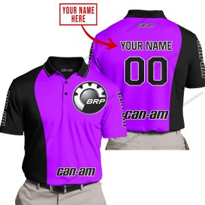 PREMIUM MX - CUSTOM NAME - CAN AM - PURPLE - POLO