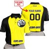 PREMIUM MX - CUSTOM NAME - CAN AM - YELLOW - POLO
