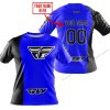 PREMIUM MX - CUSTOM NAME - FLY RACING - BLUE - T-SHIRT