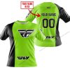 PREMIUM MX - CUSTOM NAME - FLY RACING - GREEN 1 - T-SHIRT