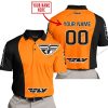 PREMIUM MX - CUSTOM NAME - FLY RACING - ORANGE - POLO