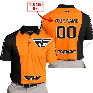PREMIUM MX - CUSTOM NAME - FLY RACING - ORANGE - POLO
