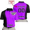 PREMIUM MX - CUSTOM NAME - FLY RACING - PURPLE - POLO