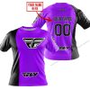 PREMIUM MX - CUSTOM NAME - FLY RACING - PURPLE - T-SHIRT