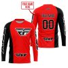 PREMIUM MX - CUSTOM NAME - FLY RACING - RED - JERSEY