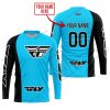 PREMIUM MX - CUSTOM NAME - FLY RACING - SKY BLUE - JERSEY