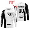 PREMIUM MX - CUSTOM NAME - FLY RACING - WHITE - JERSEY
