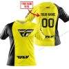 PREMIUM MX - CUSTOM NAME - FLY RACING - YELLOW - T-SHIRT