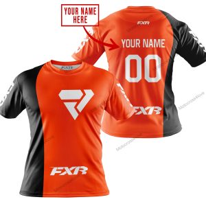 PREMIUM MX - CUSTOM NAME - FXR - ORANGE - T-SHIRT